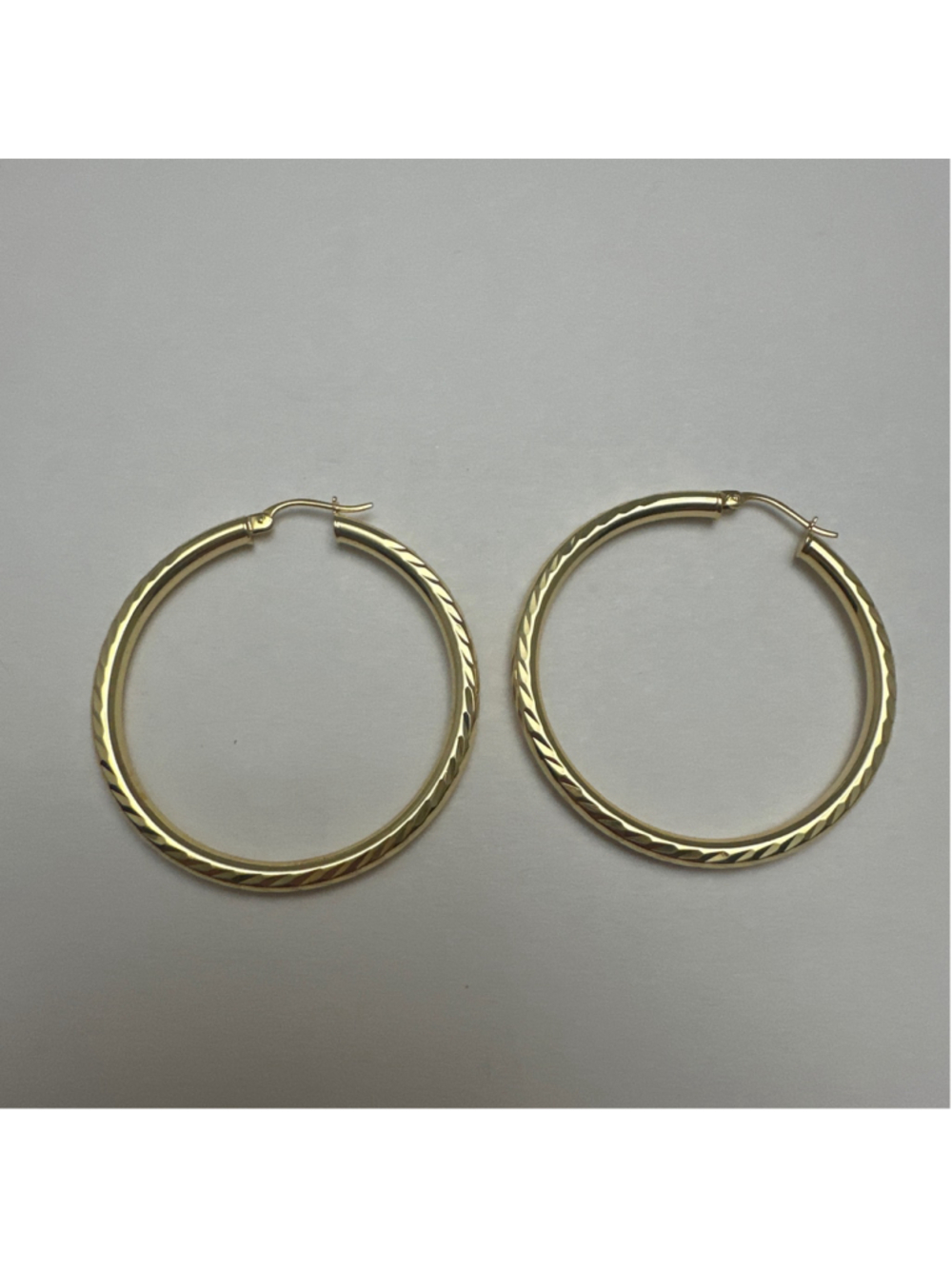 Women's Unbranded Gold Hoop Earrings 925 Sterling Silver